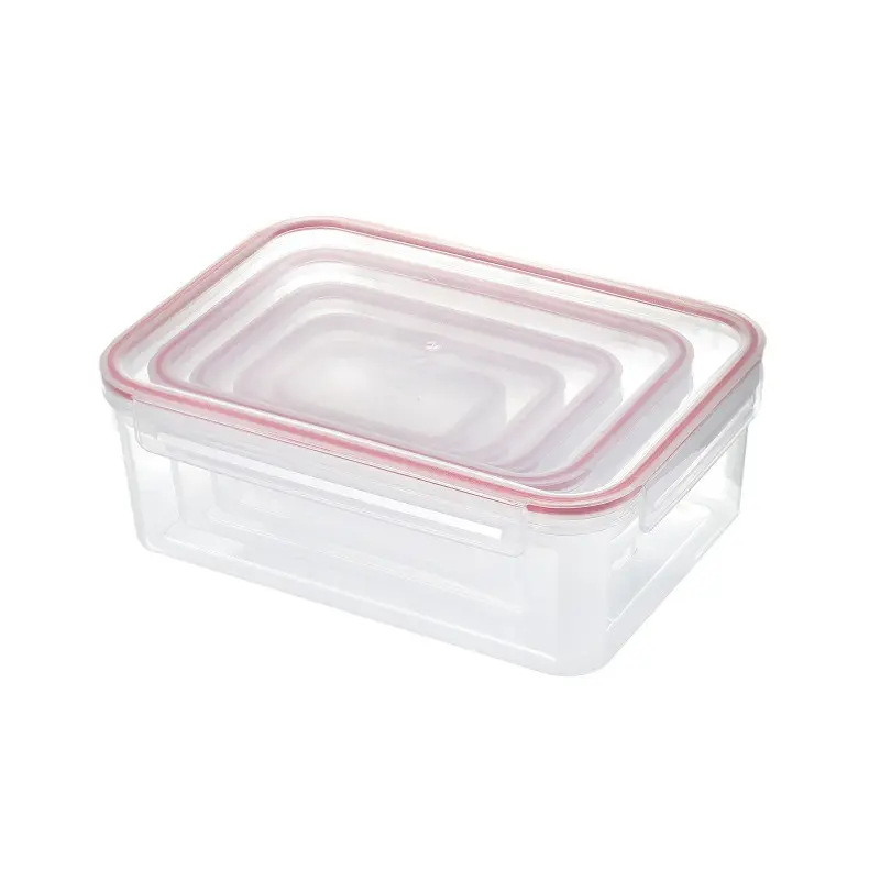 صندوق حاوية تخزين من البولي بروبلين حراري متعدد الوظائف شفاف مقاوم للهواء محكم الغلق مصنوع من البلاستيك