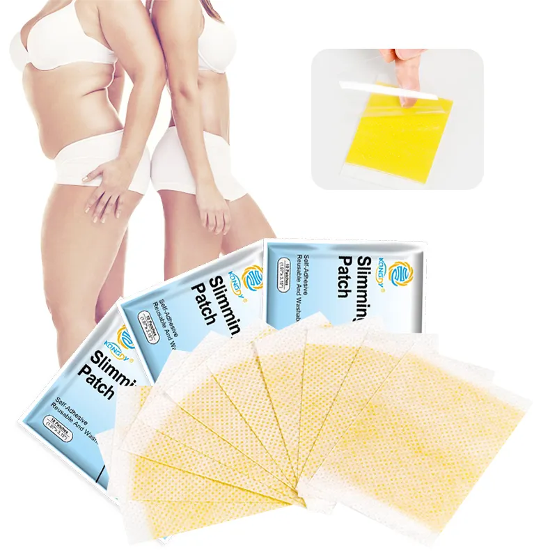 OEM offerto fast weight loss health beauty guaranà slim patch yellow slim belly patch approvato CE body slim patch