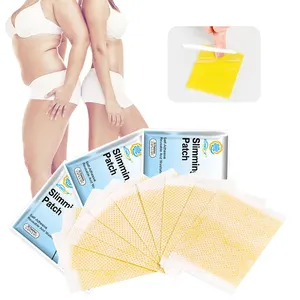 OEM offered fast weight loss health beauty guarana slim patch yellow slim belly patch CE approved body slim patch