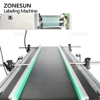 Machine d'étiquetage automatique ZONESUN ZS-TB160POP pour sachets, boîtes et emballages à surface plane, avec impression par transfert thermique en ligne