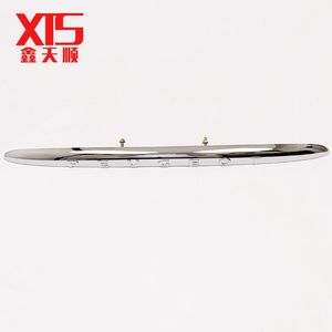 Bande décorative de plaque d'immatriculation arrière, bande chromée brillante pour Peugeot <span class=keywords><strong>206</strong></span> 207 Hatchback 8742Q5 8742F6 - Product Image 2
