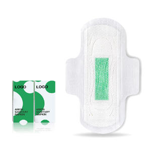 Pembalut Wanita Herbal Medis Super Serap Biodegradable 100% Kapas dengan Strip <span class=keywords><strong>Ion</strong></span> Negatif - Product Image 1