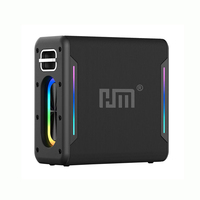 Nuevo Altavoz Karaoke Inalámbrico Portátil con Bluetooth, Micrófono, Sonido Estéreo, Supergraves, Subwoofer Activo BT, Luces RGB, Altavoz para Fiestas