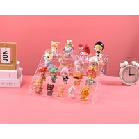 Supports d'affichage en acrylique de 12 pouces, étagères d'affichage en acrylique transparent, étagères en acrylique double face utilisables pour les figurines Funko Pop