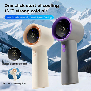 IMYCOO, nueva pantalla <span class=keywords><strong>Led</strong></span> portátil de alta velocidad, Mini ventilador de mano genial, venta al por mayor, Mini ventilador con batería recargable personalizado - Product Image 4