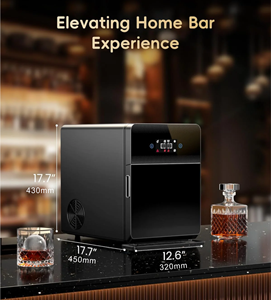 Máquina para Hacer Bolas de Hielo para Whisky, de Sobremesa, con Llenado Automático, Forma Redonda, para Bares, Kim001a - Product Image 3