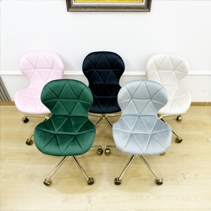 Silla Tapizada Verde al por Mayor, Mueble de Salón, Silla de Mostrador, Sillas para Tocador, Sillas Elegantes, Mesas de Restaurante - Product Image 1