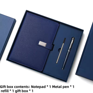 Benutzer definiertes Briefpapier-<span class=keywords><strong>Set</strong></span> A5-Notizbuch Gehobenes Geschäftsgeschenk-Büro Konferenz aktivitäten <span class=keywords><strong>Journal</strong></span>-Notizbuch-<span class=keywords><strong>Set</strong></span> - Product Image 2