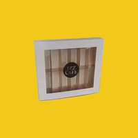 Boîte d'emballage en carton pour chocolats STPP, de haute qualité, avec impression dorée, 350g, pour 8/12/16 chocolats