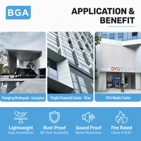Panneaux de façade en aluminium, tôles d'aluminium anodisées, murs-rideaux pour centres commerciaux, murs-rideaux extérieurs en pierre pour bâtiments, sur mesure