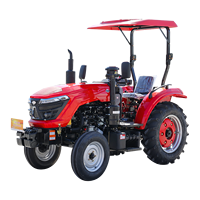 Tracteur multifonctionnel Euro 5 CE EPA 50Hp pour l'agriculture, l'irrigation, le levage hydraulique, l'élevage, tracteur 4x4