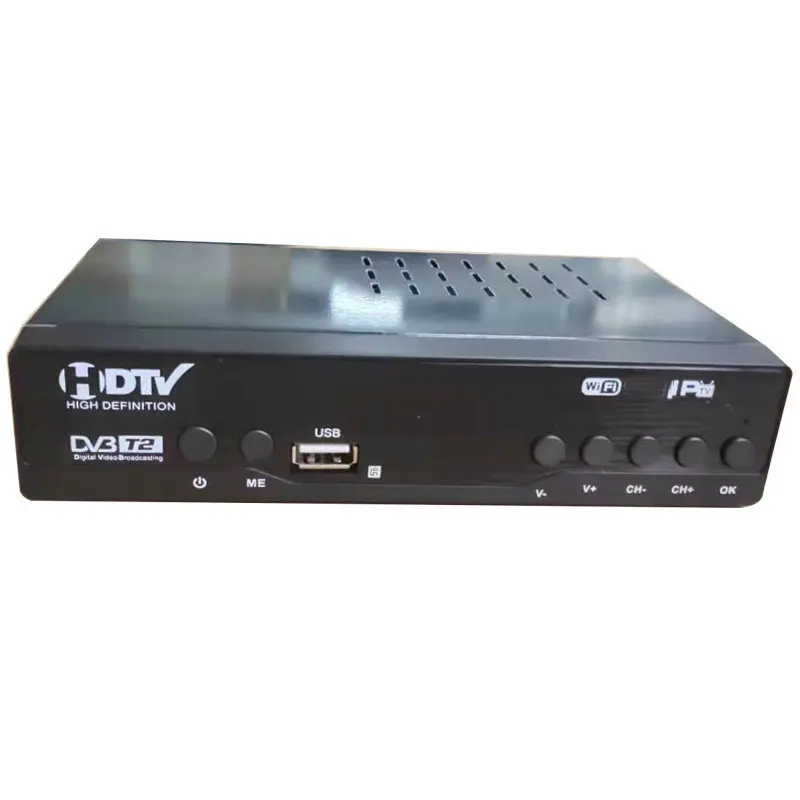 H.264 DVB-T2 Высокое качество Полный HD1080p по низкой цене DVB-T2 HEVC ТВ-тюнер Декодер каналов кабельного телевидения приемник