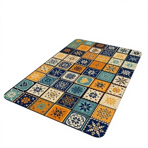 Tappetino da Bagno Antiscivolo in Terra Diatomacea Stile Americano, Morbido, Assorbente e ad Asciugatura Rapida per Ingresso e Toilette - Product Image 1