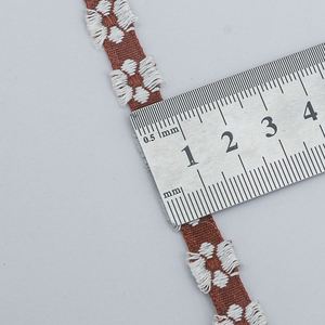Ruban en velours de polyester écologique coloré de 1 cm avec motif floral imprimé, 10 yards, pour boîtes cadeaux de Noël DIY et nœuds faits main - Product Image 3