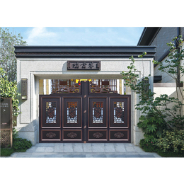 El fabricante proporciona hermosas y exquisitas puertas batientes de aleación de aluminio para patio sólido para villa señorial - Product Image 4