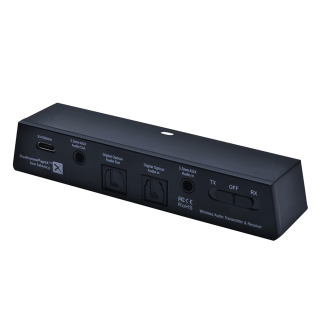 Mini Digital SPDIF Toslink Optical Audio Transmitter Receiver Wireless Audio Adapter for TV Speaker
