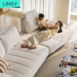 Divano Bianco Minimalista di Lusso a 3 Posti con Design Ergonomico e Poggiatesta Regolabile BS803-A - Product Image 4