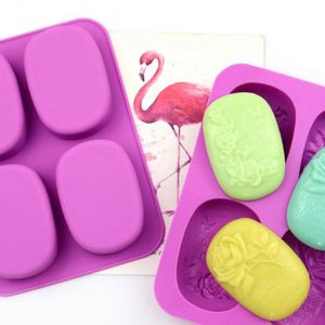 Moule à gâteau en silicone en forme de rose à 4 trous, écoresponsable, échantillon gratuit, pour bougies et savons, fabrication OEM/ODM - Product Image 2