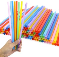 Usine Uchampak Vente en gros Couleur personnalisée Taille 100% PLA Biodégradable Lait Jus Boisson PLA Pailles Fournisseur