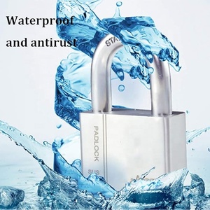 Stainless Steel 304 Marine Short Shackle Safety Padlock Outdoor Waterproof Rust Proof Anti Pry Door <strong>Lock</strong> 40mm Ship Boat Hardware - Product Image 6