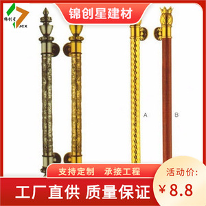 Manijas de Puerta Estilo Europeo, Acero Inoxidable, Acabado Bronce Antiguo, Fácil Instalación, Uso Exterior, Diseño Ambidiestro - Product Image 5