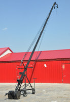 10m Jimmy Jib Dreieck zum Verkauf Verwendet Höhenverstellbares Stativ von 1,2m bis 1,6m