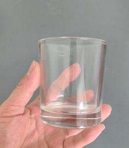 Pot à bougie en verre transparent givré avec couvercle en bois de bambou, 125 ml, 215 ml, 315 ml, vente chaude 2026 - Product Image 3