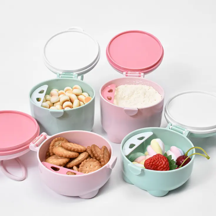Draagbare Baby Opslag Formule Melkpoeder Suiker Dispenser Melk Container Opslag Voedsel Doos In Voeden Benodigdheden