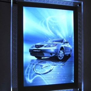Window Display Led Slim Acrylic Light <b>Box</b> Hanging Crystal Advertising Led Light <b>Box</b> - Product Image 6
