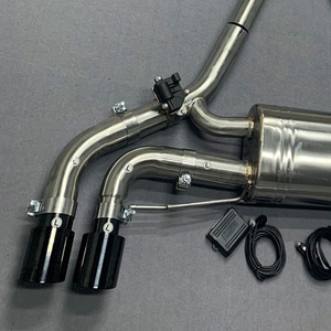 High Performance B58 Cat <b>Back</b> Valved Sport Exhaust System With Exhaust Muffler & Tips for BMW G20/G22 M340i/M440i B58 2019-2024 - Product Image 5