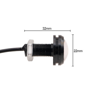 อะไหล่ตกแต่งรถจักรยานยนต์: ไฟ LED ใต้ท้องรถแบบ Eagle Eye, ไฟสกรู 12V, ไฟป้ายทะเบียนกันน้ำ, เลนส์, ไฟวิ่งกลางวัน - Product Image 4
