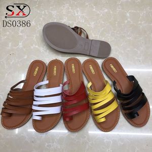 Commercio all'ingrosso di vendita di nuovo pinch-piede Holiday Beach piatto con la suola delle donne scarpe <span class=keywords><strong>Sandali</strong></span> - Product Image 2