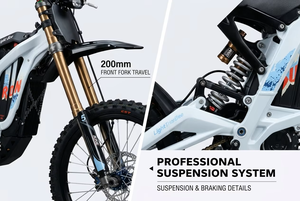 Moto électrique tout-terrain SURRON Light Bee pour longues distances, 72V 35Ah 10KW 295N.<span class=keywords><strong>m</strong></span> 50mph, pour les passionné<span class=keywords><strong>s</strong></span> de tout-terrain - Product Image 6