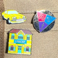Personnalisé de haute qualité dessin animé épinglette mignon voiture broches col de chemise revers émail épingles insigne