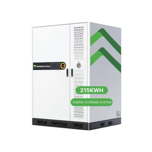Commercial and Industrial 215kWh Energy Storage Cabinet with UPS Backup power for control circuits