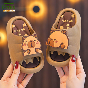 DERAN OEM EVA Chaussons pour enfants, mignons, à motifs de dessins animés, pour garçons et filles, chaussures pour bébés et enfants, antidérapants, durables, avec un confort amorti - Product Image 3
