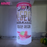 Bouteille de chocolat gonflable avec logo imprimé pour la publicité, ballon gonflable en forme de biscuit pour l'affichage commercial en magasin