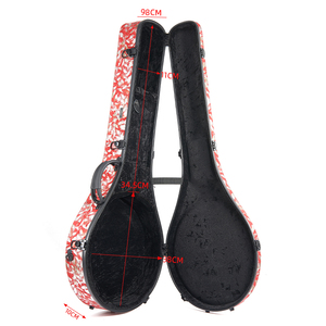 Table de classe <span class=keywords><strong>mandoline</strong></span> étui de guitare en fibre de verre coque dure Compression antichoc instrument <span class=keywords><strong>sac</strong></span> et étui - Product Image 4