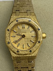 Montre sport mécanique pour femme, cadran à aiguilles, boîtier en acier inoxydable, couleur or, très vendue sur Internet - Product Image 2