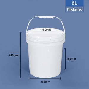 Thùng Nhựa <span class=keywords><strong>PP</strong></span> 6 Lít Thùng Thùng Đựng Thùng Có Giá Đỡ Và Nắp In Màu OEM - Product Image 4