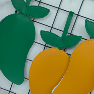 Kantong Kacamata Bentuk Mangga Bahan Kulit PU Grosir, Tempat Penyimpanan Kacamata untuk Perjalanan Luar Ruangan, Hadiah Promosi Bisnis - Product Image 6