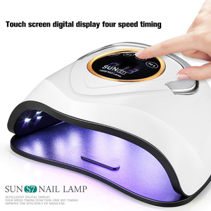 Nuevo SUN S7 Portable Nail Art 180W Secador de doble fuente Fototerapia de inducción inteligente Lámpara de uñas LED UV recargable - Product Image 2