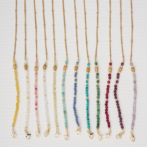 สร้อยข้อมือชุบทอง 18K กันน้ำ ประดับคริสตัลสีเหลืองธรรมชาติและเพทาย ไม่หมอง ไม่ดำ พร้อมอัญมณีบำบัด ขายส่ง - Product Image 5