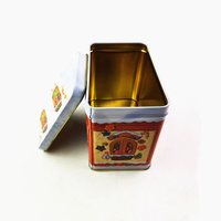 Boîte à biscuits en forme de triangle, de qualité alimentaire, imprimée, boîte à biscuits, contenants, boîte en étain personnalisée, boîtes cadeaux en gros