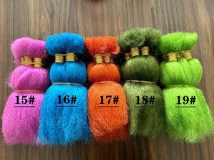 Cheveux de yak teints 2026, diverses couleurs, pour perruques de théâtre - Product Image 6