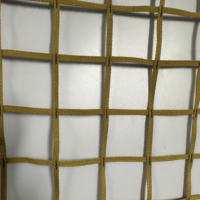 Filet de protection anti-FPV en para-aramide haute résistance 5x5cm, résistant aux chocs et aux fragments, pour usine