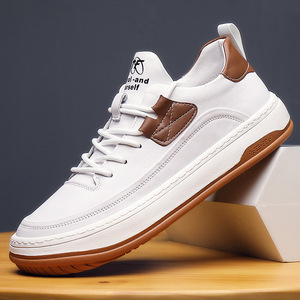 Chaussures de sport décontractées unisexes de haute qualité Automne Hiver 2025 Respirantes Tige en tricot Plateforme épaisse Lacets Chaussures de marche - Product Image 1