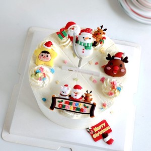 ของตกแต่งเค้กคริสต์มาสรูปน้ำผึ้งและของหวาน ทำจากยางนิ่ม สำหรับตกแต่งเค้กในงานปาร์ตี้วันหยุด - Product Image 4