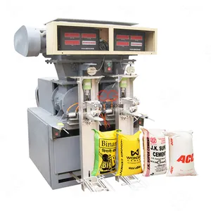 Factory Price Automatic White Cement Powder Packer Bagging Sand Bag Packing Filling Plant Cement Packaging Machine