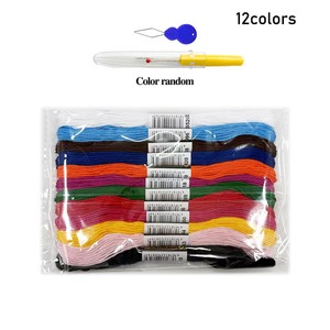 <span class=keywords><strong>Fil</strong></span> à broder pour point de croix, 6 brins, <span class=keywords><strong>fil</strong></span> à coudre de la même couleur que <span class=keywords><strong>DMC</strong></span>, pour la broderie à la main, les travaux d'aiguille, les fournitures d'artisanat - Product Image 1